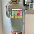 AAC Awareness AAC Teacher It's Not A Screen It's My Voice Men Women Women's Comfort Colors T-Shirt Back Print Bay