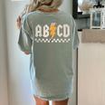 ABCD Back In Class First Day Back To School Teacher Student Women's Comfort Colors T-Shirt Back Print Bay ABCD Back In Class First Day Back To School Teacher Student Women's Comfort Colors T-Shirt Back Print Bay