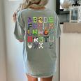 ABCs Alphabet Halloween Learning Kindergarten Teachers Women's Comfort Colors T-Shirt Back Print Bay ABCs Alphabet Halloween Learning Kindergarten Teachers Women's Comfort Colors T-Shirt Back Print Bay
