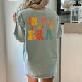 In My Advocating Era Advocate Autism Awareness Sped Teacher Men Women Kids Women's Comfort Colors T-Shirt Back Print Bay