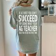 AG Teacher Shirt If At First You Don't Succeed Agriculture Women's Comfort Colors T-Shirt Back Print Bay AG Teacher Shirt If At First You Don't Succeed Agriculture Women's Comfort Colors T-Shirt Back Print Bay