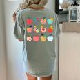 Art Apples Back To School For Teacher Student Women's Comfort Colors T-Shirt Back Print Bay Art Apples Back To School For Teacher Student Women's Comfort Colors T-Shirt Back Print Bay