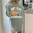 Art Is My Superpower Art Teacher Artist Painter Painting Women's Comfort Colors T-Shirt Back Print Bay Art Is My Superpower Art Teacher Artist Painter Painting Women's Comfort Colors T-Shirt Back Print Bay