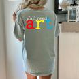 Art Teacher Artists Women's Comfort Colors T-Shirt Back Print Bay Art Teacher Artists Women's Comfort Colors T-Shirt Back Print Bay