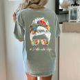Art Teacher Life Messy Bun Back To School Art Teacher Women's Comfort Colors T-Shirt Back Print Bay Art Teacher Life Messy Bun Back To School Art Teacher Women's Comfort Colors T-Shirt Back Print Bay