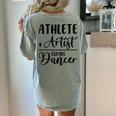 Athlete Plus Artist Equals Dancer Ballerina Teacher Student For Men Women Kids Women's Comfort Colors T-Shirt Back Print Bay Athlete Plus Artist Equals Dancer Ballerina Teacher Student For Men Women Kids Women's Comfort Colors T-Shirt Back Print Bay