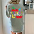 Attendance Matters Teacher Apple For Back To School Women's Comfort Colors T-Shirt Back Print Bay Attendance Matters Teacher Apple For Back To School Women's Comfort Colors T-Shirt Back Print Bay