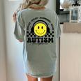 Autism Awareness Acceptance Special Education Teacher Kids Women's Comfort Colors T-Shirt Back Print Bay Autism Awareness Acceptance Special Education Teacher Kids Women's Comfort Colors T-Shirt Back Print Bay