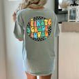 Back To School Groovy Teacher 1st First Grade Crew Squad Women's Comfort Colors T-Shirt Back Print Bay Back To School Groovy Teacher 1st First Grade Crew Squad Women's Comfort Colors T-Shirt Back Print Bay