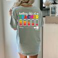 Battery Life Of a Teacher Shirt Thanksgiving Teacher Women's Comfort Colors T-Shirt Back Print Bay Battery Life Of a Teacher Shirt Thanksgiving Teacher Women's Comfort Colors T-Shirt Back Print Bay