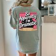 Best Theatre Art For Men Women Musical Drama Teacher Theater Women's Comfort Colors T-Shirt Back Print Bay