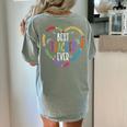 Best Teacher Ever Teacher Motivational Appreciation Women's Comfort Colors T-Shirt Back Print Bay