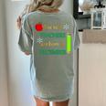 THE BEST TEACHERS ARE BORN IN DECEMBER Women's Comfort Colors T-Shirt Back Print Bay