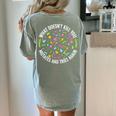 Biology Bio Teachers And Biochemistry Lab Nerds Women's Comfort Colors T-Shirt Back Print Bay