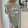I Blasted Through 100 Days Of School 100th Day Teacher Kids Women's Comfort Colors T-Shirt Back Print Bay