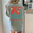 Boho Flower ESL Teacher Kindness Comes In Many Languages Women's Comfort Colors T-Shirt Back Print Bay