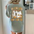 Boo Crew Daycare Teacher Matching Halloween Costume Ghost Women's Comfort Colors T-Shirt Back Print Bay Boo Crew Daycare Teacher Matching Halloween Costume Ghost Women's Comfort Colors T-Shirt Back Print Bay
