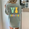 Braille Teacher Of The Visually Impaired Groovy VI Teacher Women's Comfort Colors T-Shirt Back Print Bay Braille Teacher Of The Visually Impaired Groovy VI Teacher Women's Comfort Colors T-Shirt Back Print Bay