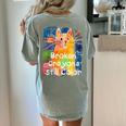 Broken Crayons Still Color Cat Teacher Women's Comfort Colors T-Shirt Back Print Bay Broken Crayons Still Color Cat Teacher Women's Comfort Colors T-Shirt Back Print Bay
