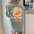 My Broom Broke So Now I Teach Art Teacher Halloween Costume For Men Women Women's Comfort Colors T-Shirt Back Print Bay
