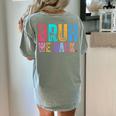 Bruh We Back Teachers Retro Back To School Boys Girls Kids Women's Comfort Colors T-Shirt Back Print Bay Bruh We Back Teachers Retro Back To School Boys Girls Kids Women's Comfort Colors T-Shirt Back Print Bay