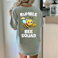 Bumble Bee Squad Honey Bumblebee Teacher Team Group Women's Comfort Colors T-Shirt Back Print Bay