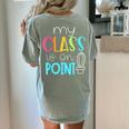 Cactus Teacher Shirt Cute Teacher Shirt Women's Comfort Colors T-Shirt Back Print Bay