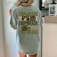 Camo Team 2nd Grade Squad Back To School Teacher Kids Boys Women's Comfort Colors T-Shirt Back Print Bay
