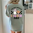 You Can't Scare Me I Teach Art Retro Teacher Ghost Halloween Women's Comfort Colors T-Shirt Back Print Bay You Can't Scare Me I Teach Art Retro Teacher Ghost Halloween Women's Comfort Colors T-Shirt Back Print Bay