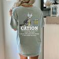Cation Chemistry Humor Science Teacher Cat Pun Women's Comfort Colors T-Shirt Back Print Bay Cation Chemistry Humor Science Teacher Cat Pun Women's Comfort Colors T-Shirt Back Print Bay