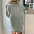 Checkered Fourth Grade Teacher Team Crew Back To School Women's Comfort Colors T-Shirt Back Print Bay Checkered Fourth Grade Teacher Team Crew Back To School Women's Comfort Colors T-Shirt Back Print Bay