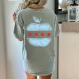 Chicago Flag Teacher School Cute Women's Comfort Colors T-Shirt Back Print Bay Chicago Flag Teacher School Cute Women's Comfort Colors T-Shirt Back Print Bay