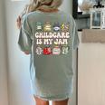 Childcare Is My Jam Child Care Teacher School Psychologist Women's Comfort Colors T-Shirt Back Print Bay Childcare Is My Jam Child Care Teacher School Psychologist Women's Comfort Colors T-Shirt Back Print Bay