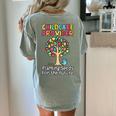 Childcare Provider Job Daycare Provider Daycare Teacher Women's Comfort Colors T-Shirt Back Print Bay