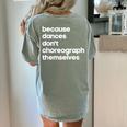 Choreographer Dance Teacher Cool Unique Shirt For Men Women Women's Comfort Colors T-Shirt Back Print Bay Choreographer Dance Teacher Cool Unique Shirt For Men Women Women's Comfort Colors T-Shirt Back Print Bay