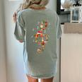 Christmas Musical Note Music Lover Teacher Sing Carols Jesus Women's Comfort Colors T-Shirt Back Print Bay Christmas Musical Note Music Lover Teacher Sing Carols Jesus Women's Comfort Colors T-Shirt Back Print Bay