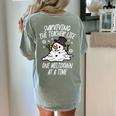 Christmas Surviving Teacher Life Meltdown Xmas Women Men Women's Comfort Colors T-Shirt Back Print Bay