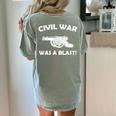 Civil War It Was A Blast History Teacher T-Shirt Women's Comfort Colors T-Shirt Back Print Bay Civil War It Was A Blast History Teacher T-Shirt Women's Comfort Colors T-Shirt Back Print Bay