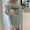 Coffee Gives Me Teacher Power Teacher Elementary Women Women's Comfort Colors T-Shirt Back Print Bay Coffee Gives Me Teacher Power Teacher Elementary Women Women's Comfort Colors T-Shirt Back Print Bay