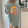Colorful Brain Art Teacher Artist Painter Student Women's Comfort Colors T-Shirt Back Print Bay Colorful Brain Art Teacher Artist Painter Student Women's Comfort Colors T-Shirt Back Print Bay