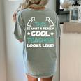 Cool Teacher Saying Teaching Student Men Women Women's Comfort Colors T-Shirt Back Print Bay