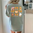 Coquette Bow Teacher Thanksgiving Fall Autumn Girls Women Women's Comfort Colors T-Shirt Back Print Bay Coquette Bow Teacher Thanksgiving Fall Autumn Girls Women Women's Comfort Colors T-Shirt Back Print Bay