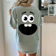 Creepy Carrots Face Teacher Halloween Costume Matching Women's Comfort Colors T-Shirt Back Print Bay Creepy Carrots Face Teacher Halloween Costume Matching Women's Comfort Colors T-Shirt Back Print Bay