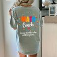 Cute Math Coach Teacher Mathematical Nerd School Women's Comfort Colors T-Shirt Back Print Bay Cute Math Coach Teacher Mathematical Nerd School Women's Comfort Colors T-Shirt Back Print Bay