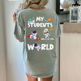 Cute Teacher My Students Are Out-Of This World Space Women's Comfort Colors T-Shirt Back Print Bay Cute Teacher My Students Are Out-Of This World Space Women's Comfort Colors T-Shirt Back Print Bay