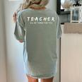 Cute Trendy Teacher Shirt I'Ll Be There For You Women's Comfort Colors T-Shirt Back Print Bay Cute Trendy Teacher Shirt I'Ll Be There For You Women's Comfort Colors T-Shirt Back Print Bay