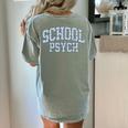 Cute Wildflower School Psych Teacher School Psychologist Women's Comfort Colors T-Shirt Back Print Bay Cute Wildflower School Psych Teacher School Psychologist Women's Comfort Colors T-Shirt Back Print Bay