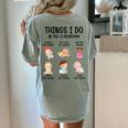 Daycare Preschool Infant Teacher Thing I Do In The Classroom Women's Comfort Colors T-Shirt Back Print Bay Daycare Preschool Infant Teacher Thing I Do In The Classroom Women's Comfort Colors T-Shirt Back Print Bay