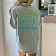 Disney This Teacher Runs On Coffee And Disney Gradient Logo Women's Comfort Colors T-Shirt Back Print Bay Disney This Teacher Runs On Coffee And Disney Gradient Logo Women's Comfort Colors T-Shirt Back Print Bay