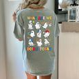 What Are We Doing Today Ghost PE Teacher Team Halloween Women's Comfort Colors T-Shirt Back Print Bay